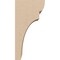 Ekena Millwork 4"W x 4"D x 8"H Wide Yorktown Rough Cedar Woodgrain TimberThane Corbel, Primed Tan CORUR04X04X08YORRCPR - alternate 3